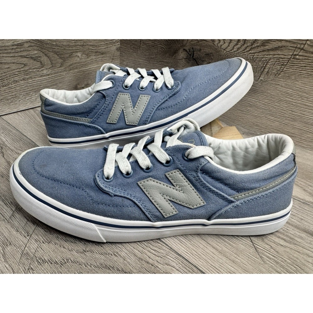 New Balance All Coasts AM331BSL Canvas Skateboarding Shoes Mens 8.5 Blue Sneaker